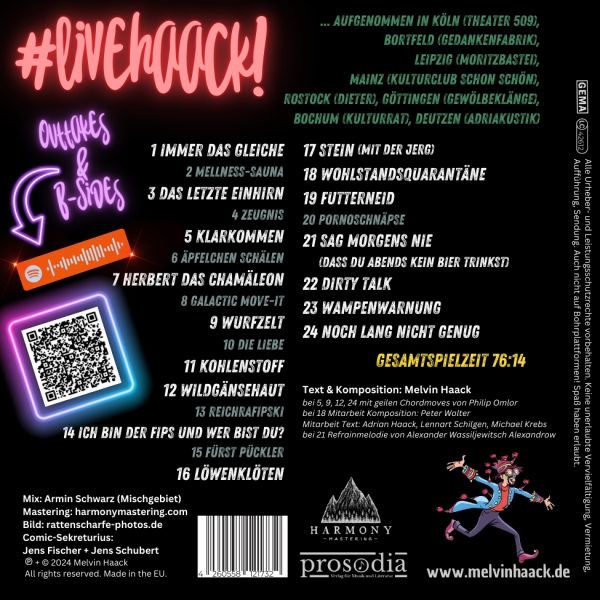 Melvin Haack - CD - Das letzte Einhirn – Bild 2